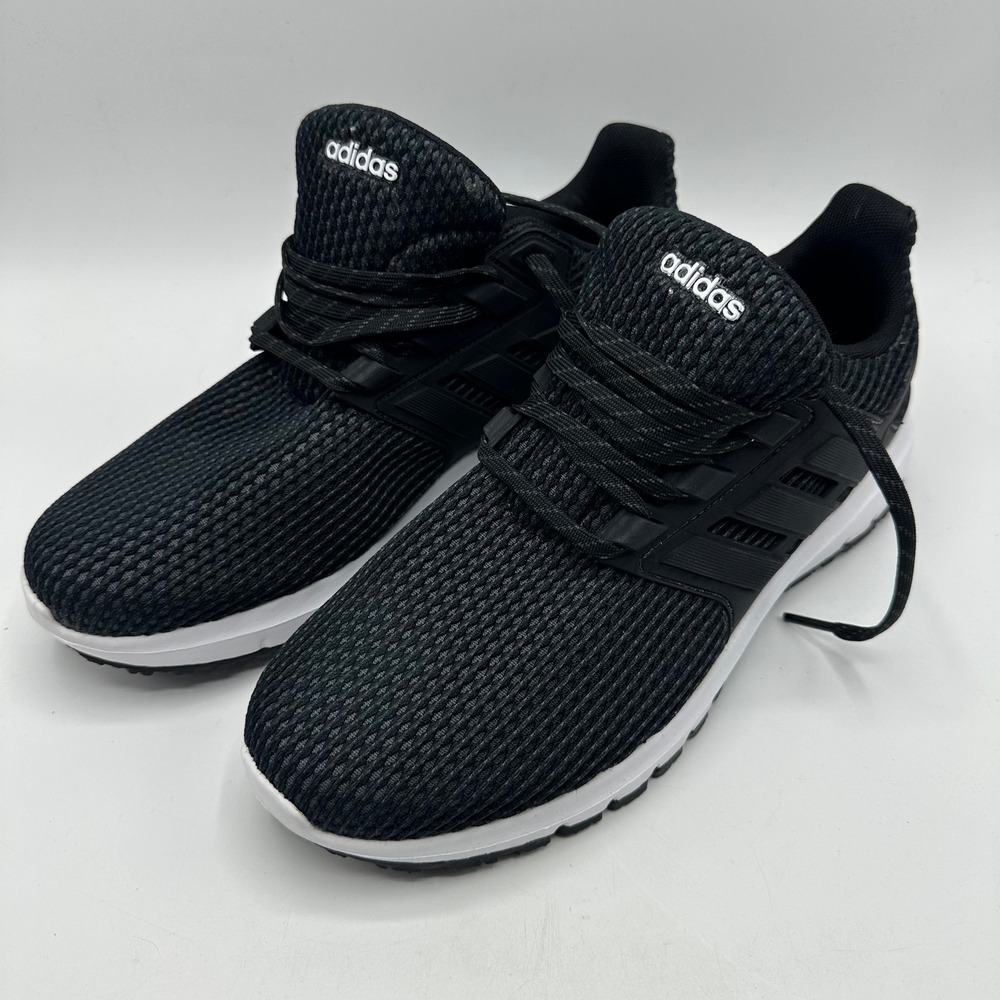 Adidas Ultimashow Mens Running Shoes Black White Sneakers FU7638 Size 9.5